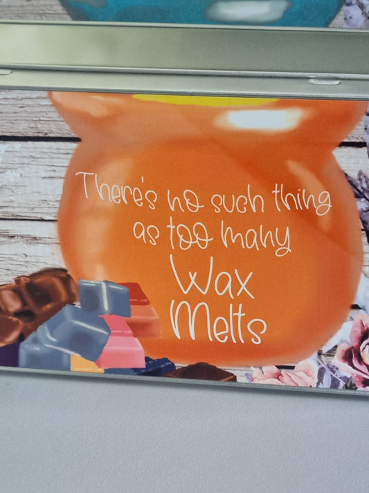 Wax Melt Storage Tins 4 Different Colours