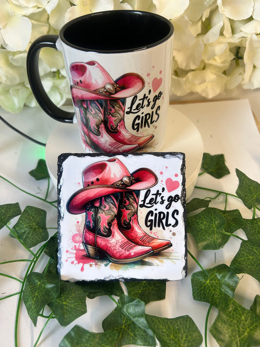 11oz Mug - Let’s Go Girls Cowboy Themed Mug